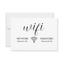 Mot de passe Wifi Blanc Signer Black Wifi Info rés