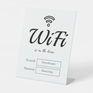 Mot de passe Wifi et panneau central réseau