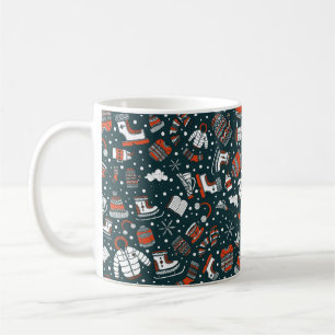 Mot d'hiver motif Mug
