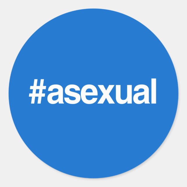 MOT ÉTIQUETTE ASEXUÉ (Devant)