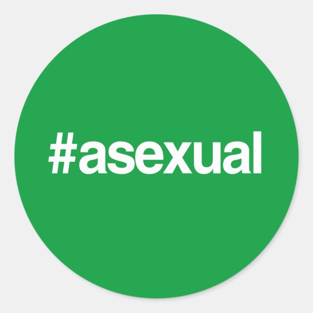 MOT ÉTIQUETTE ASEXUÉ (Devant)