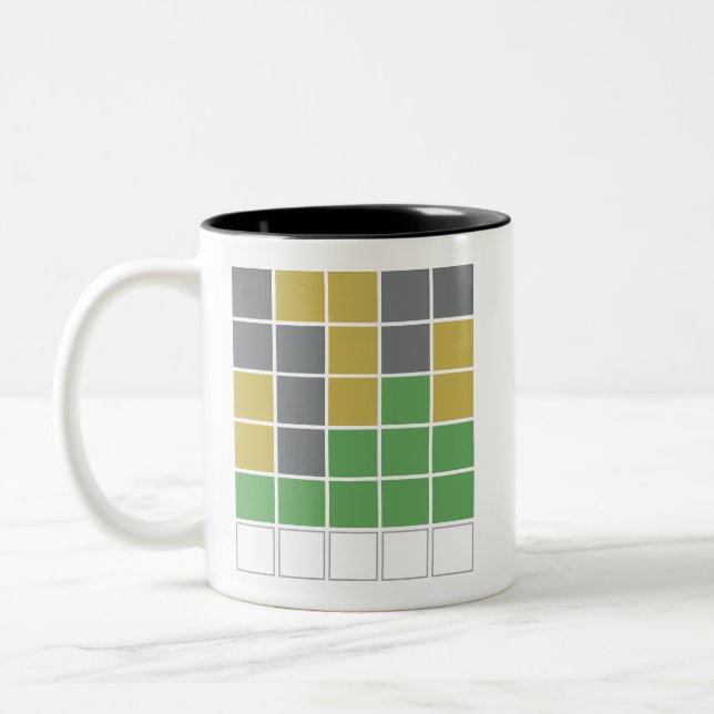 Mot Puzzle Grille Mug (Gauche)