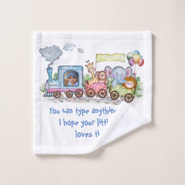 Moteur à train mignon Fleece Blanket (Gant de toilette)