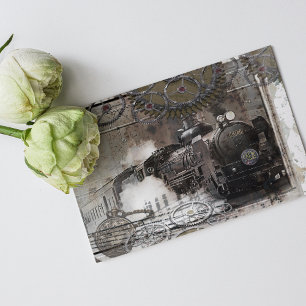 Moteur à vapeur Faire-part de mariage Steampunk