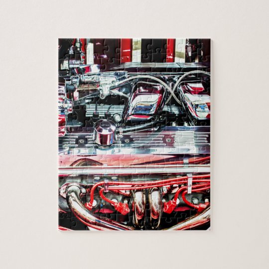 Moteur de voiture puzzle