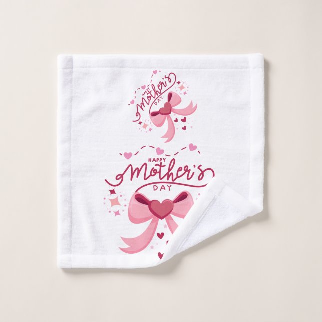 Mother Day Trendy Designed  (Gant de toilette)