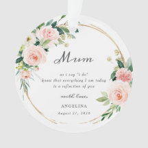 Mother Of The Bride Keepsake Ornament