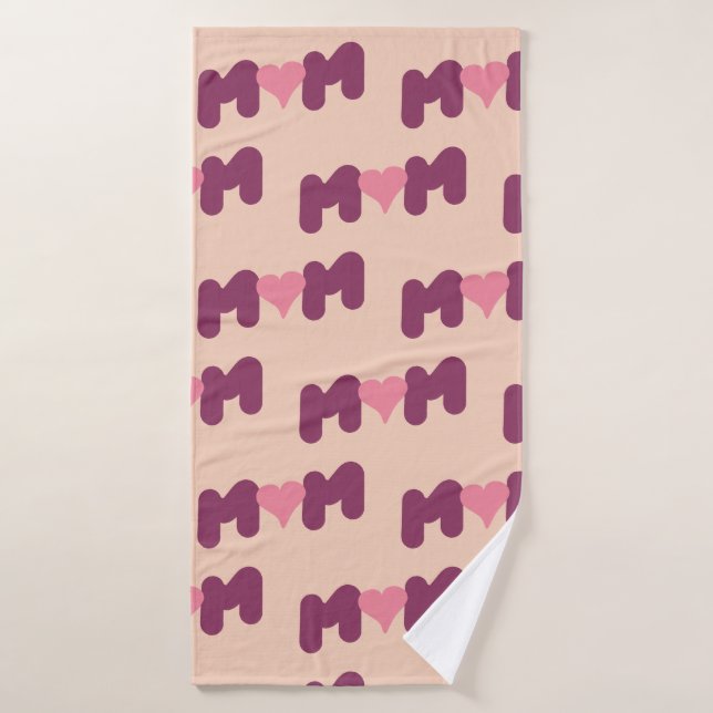 Mother's Day vector lettering (Serviette de bain)
