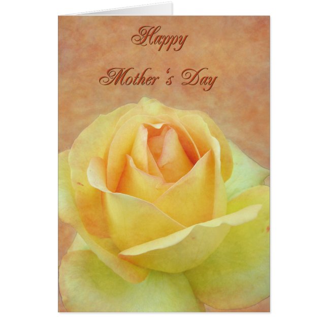 Mother's Day Yellow Rose (Devant)