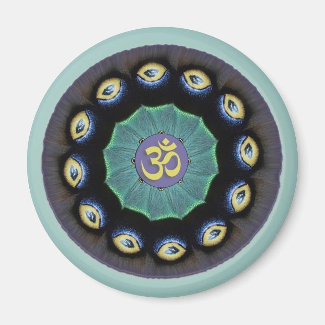 Mothing Mandala Om Magnet (Devant)