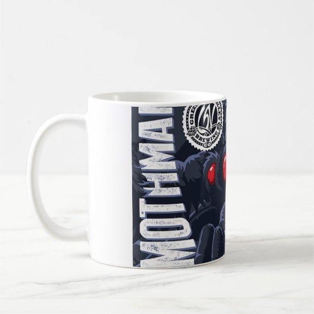 Mothman Art Mug (Gauche)