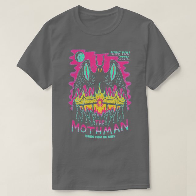 Mothman TShirt Cadeau pour les fans (Design devant)