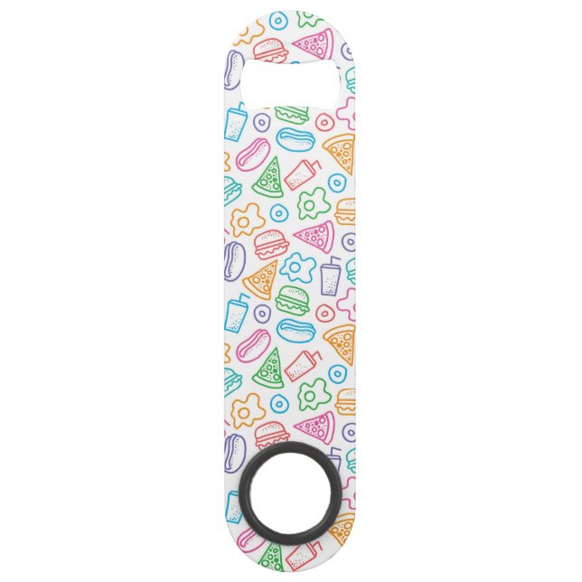 Motif 2 d'aliments de préparation rapide (Devant)