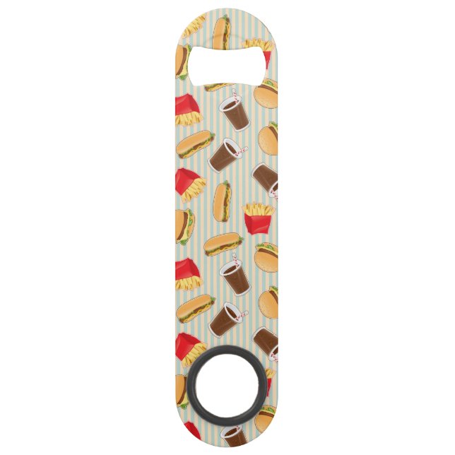 Motif 2 d'aliments de préparation rapide (Devant)