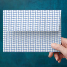 Motif à carreaux bleu Houndstooth
