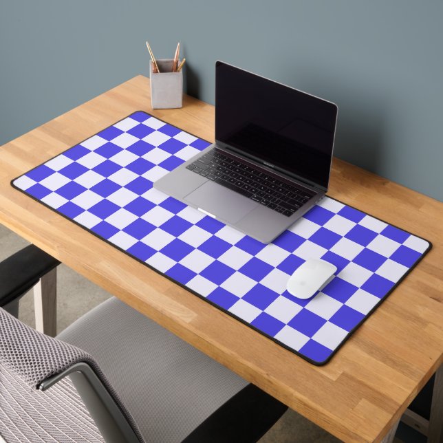 Motif à carreaux crème de myrtille (Bureau 2)