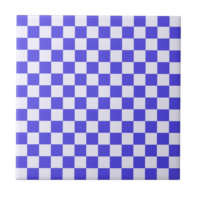 Motif à carreaux crème de myrtille (Devant)