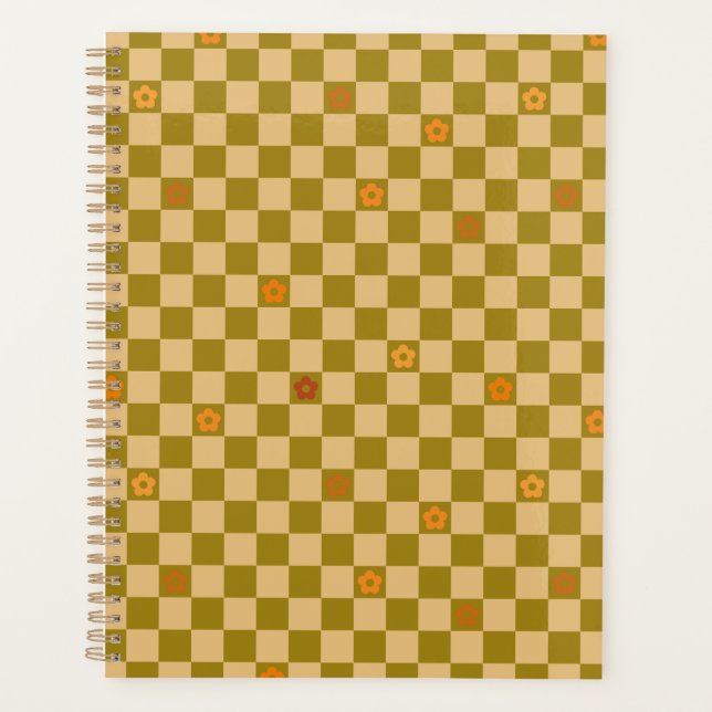 Motif à carreaux de fleurs - N° 02 (Devant)