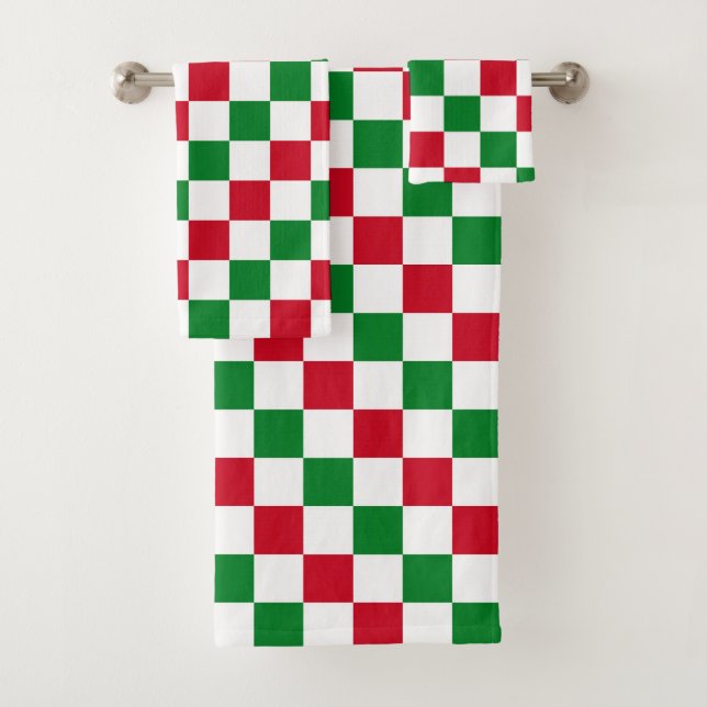 Motif à carreaux de Noël classique (En situation)
