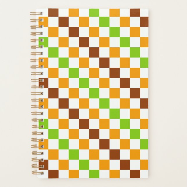 Motif à carreaux diagonaux de récolte (Devant)