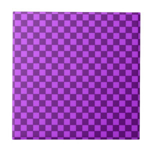 Motif à carreaux violet et magenta