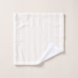 Motif à cinq rayures beige et blanc