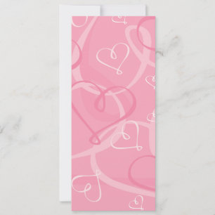 Motif à coeur rose