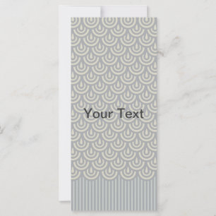 Motif à l'échelle de poisson japonais en argent