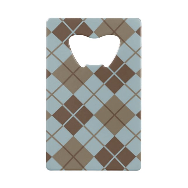 Motif à motifs de losanges dans le bleu et le (Devant)