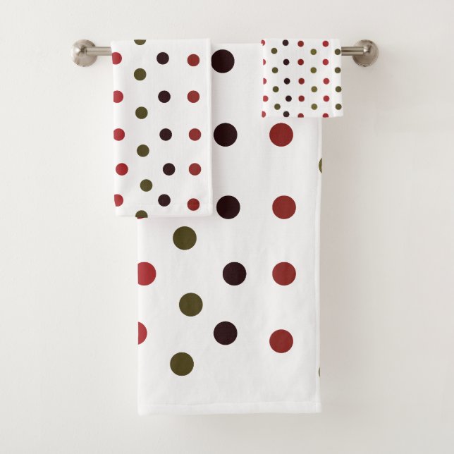 Motif à pois colorés (En situation)