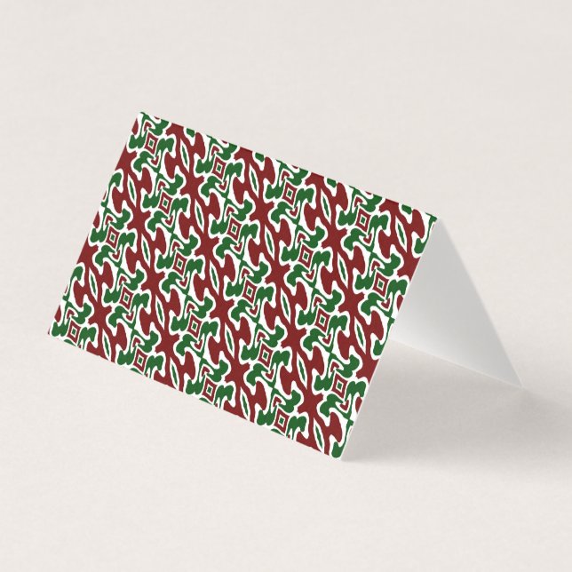Motif à rayures de Noël rétro ondulé tripant (Front)