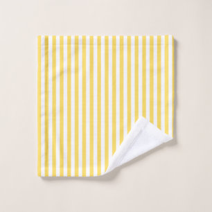 Motif à rayures jaunes et blanches