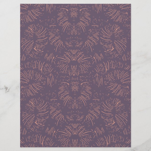 Motif à saupoudrer le papier à morceau, (Devant)