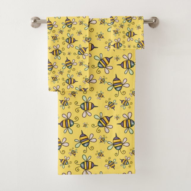 Motif Abeille Bourdon (En situation)