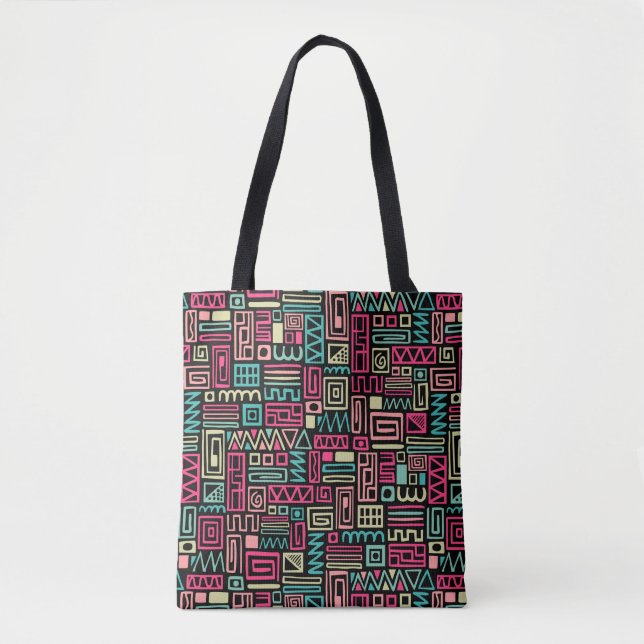Motif Abstrait 110122 - Couleurs 01 Sac fourre-tou (Devant)