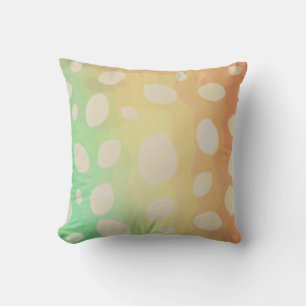motif abstrait aquarelle design moderne coussin
