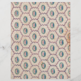 Motif Abstrait avec lignes courbes et points papie