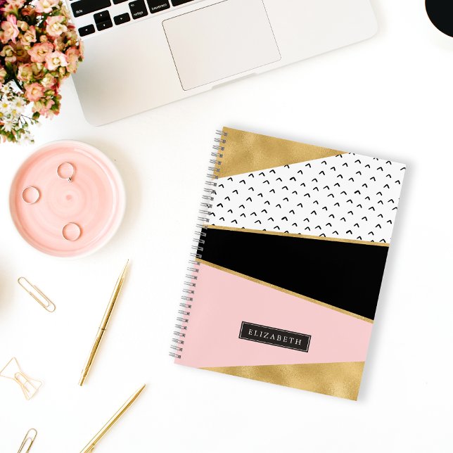 Motif Abstrait Carnet personnalisé (Créateur téléchargé)