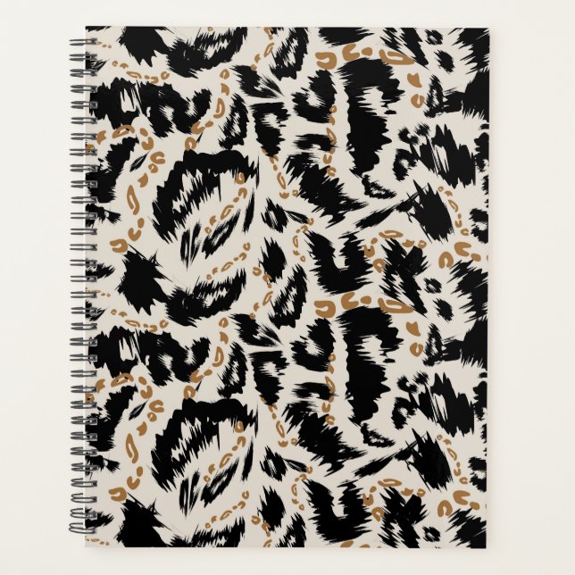 Motif abstrait de léopard bohème africain  (Devant)