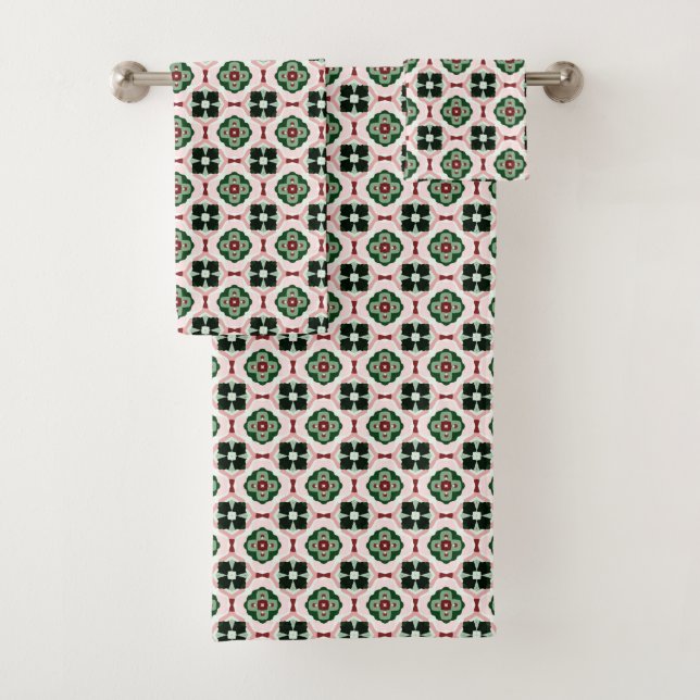 Motif abstrait de Noël funky boho rétro mignon (En situation)