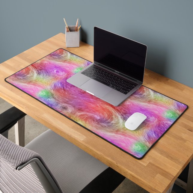 Motif Abstrait de Tourbillon de Pluie d'Arc-en-Cie (Bureau 2)