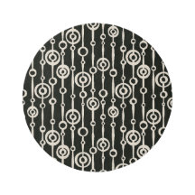 Motif abstrait élégant noir et blanc