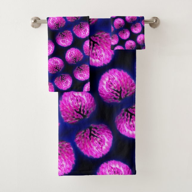 Motif Abstrait Fleur sauvage Red Clover (En situation)