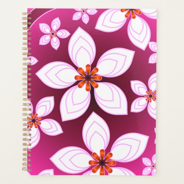 Motif Abstrait Floral Rose | Fleur Esthétique Ar (Devant)