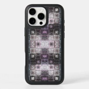 Motif Abstrait géométrique avec cubes filaires