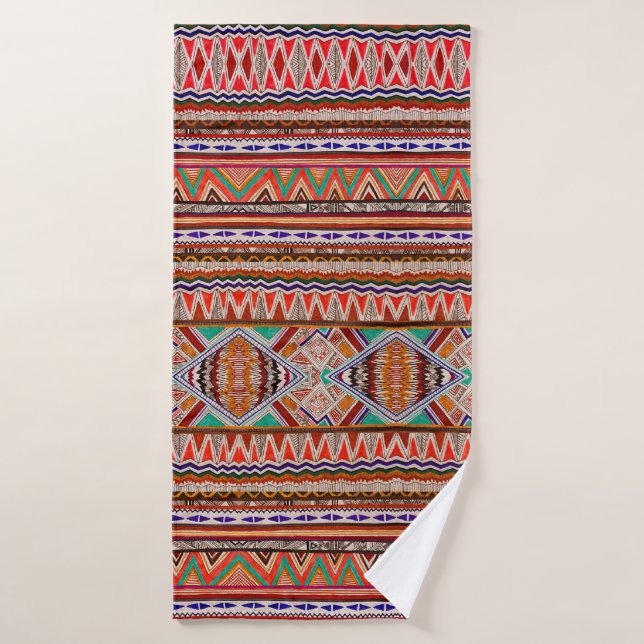 Motif abstrait incolore (Serviette de bain)
