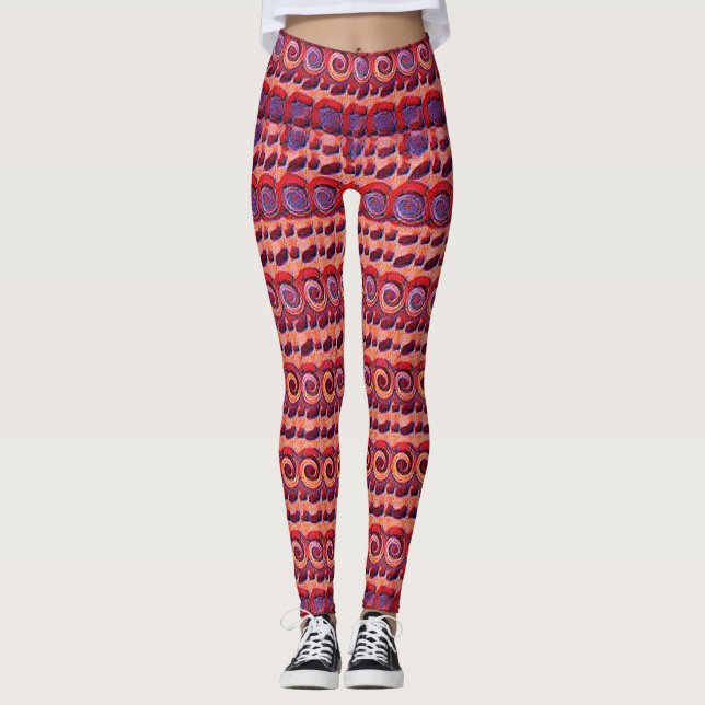 Motif abstrait moderne 1188 - Leggings (Devant)