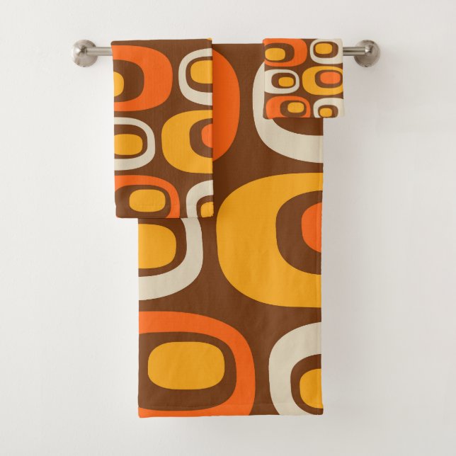 Motif Abstrait moderne du milieu du siècle (En situation)