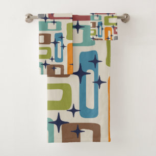 Motif Abstrait moderne rétro du milieu du siècle