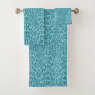 Motif abstrait moderne turquoise aqua